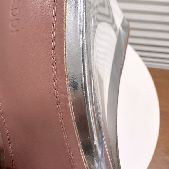 🌹 AMINA MUADDI🌹 Lupita Glass Wedge Sandal Size: 40 - Picture 8 of 16